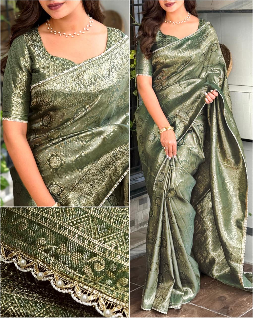 Swara Satin  jecquad Saree