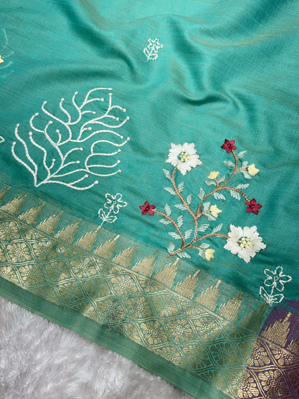 Shital Tusser Cotton Saree