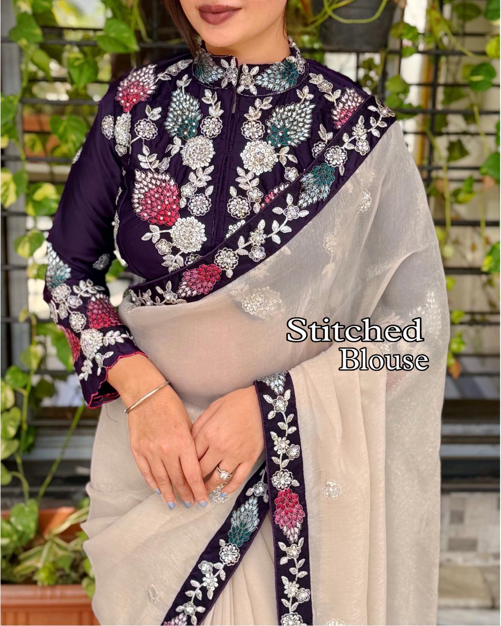 Nivea BSY Satin Saree