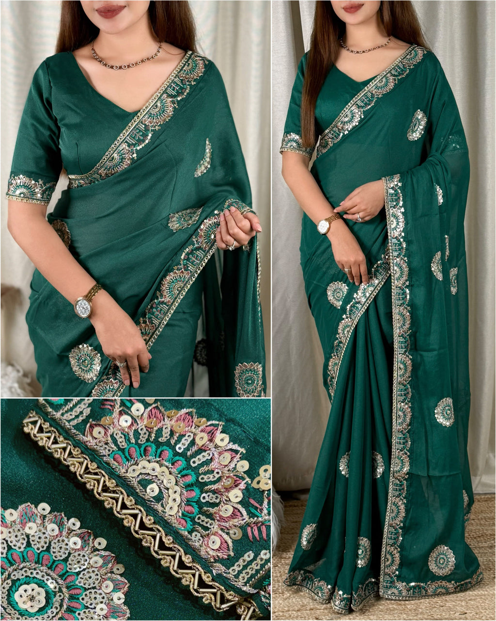 Sunhari Star Georgette Saree