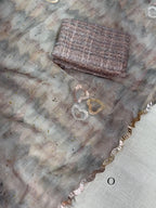 Heart beat Leno Cotton Saree