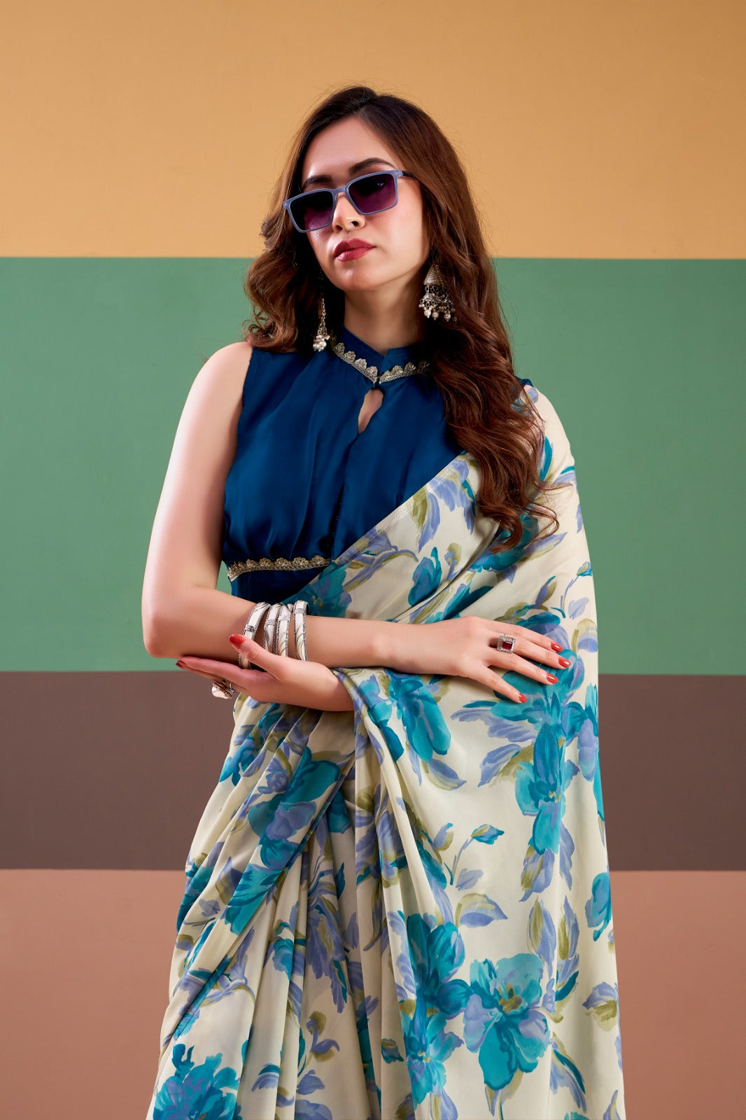 Madhurima Satin Silk Saree