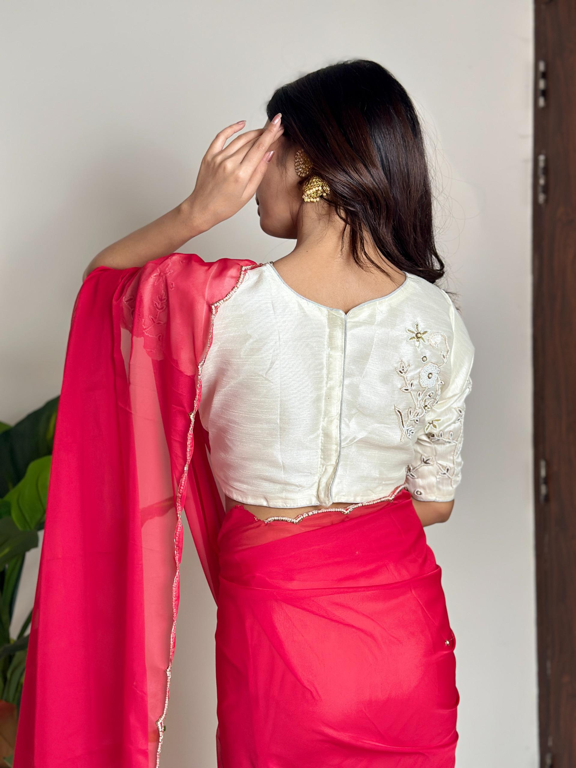 SOFT ORGANZA TEBBY SAREE