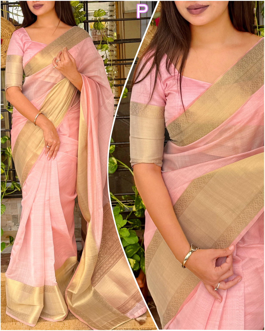Glass Cotton Light Weight Saree