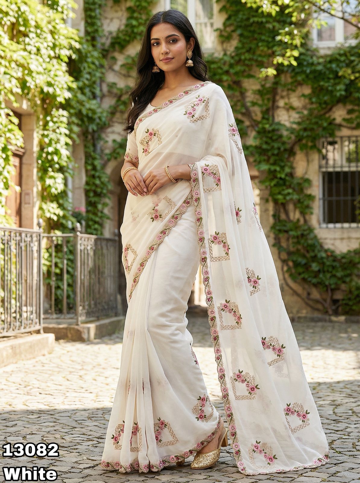 Amroz Star Georgette Saree