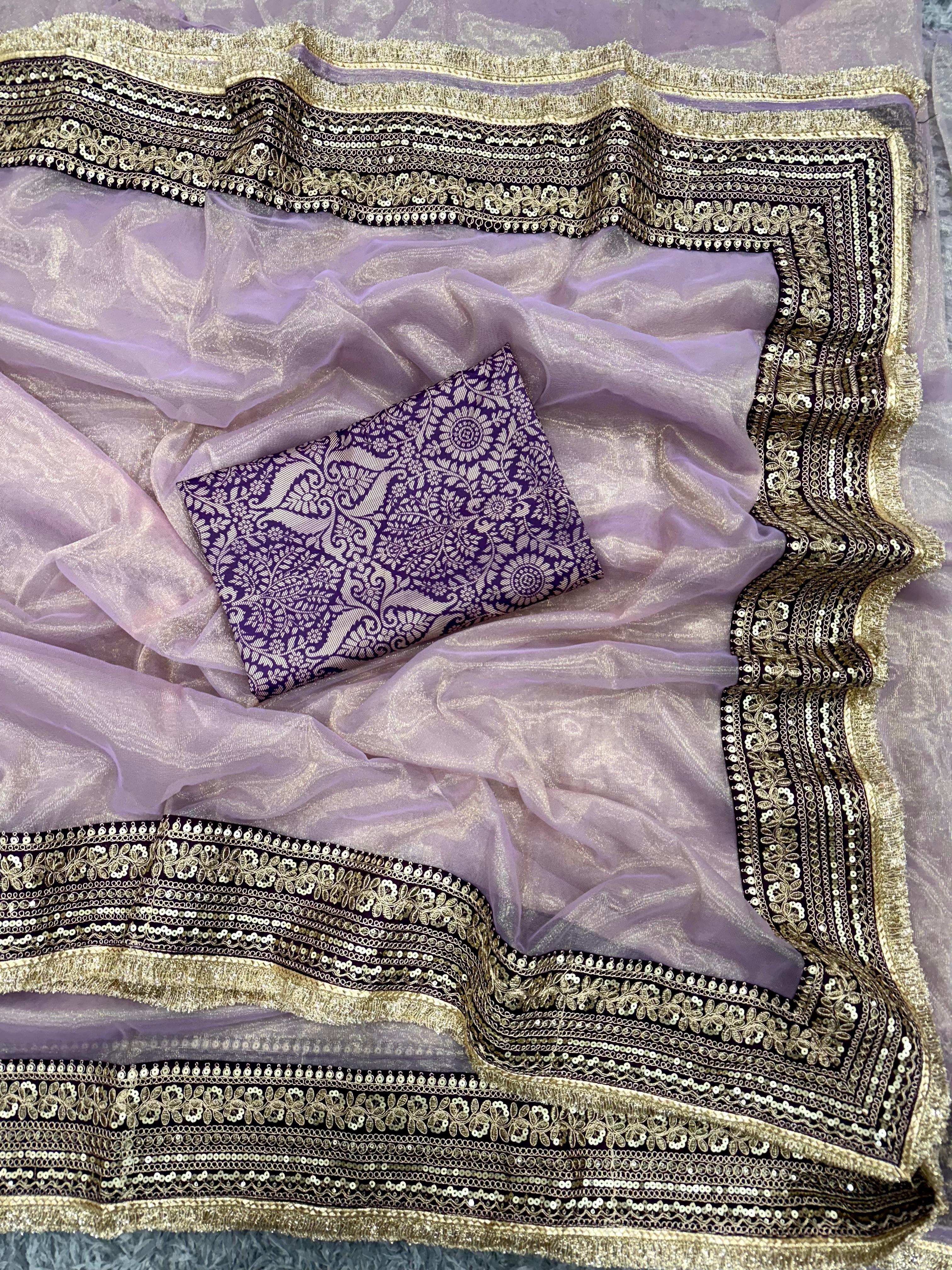 SOFT TWIL NET SAREE