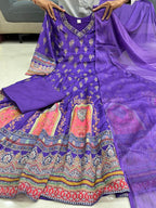 Elegant Anarkali Round Kurti set