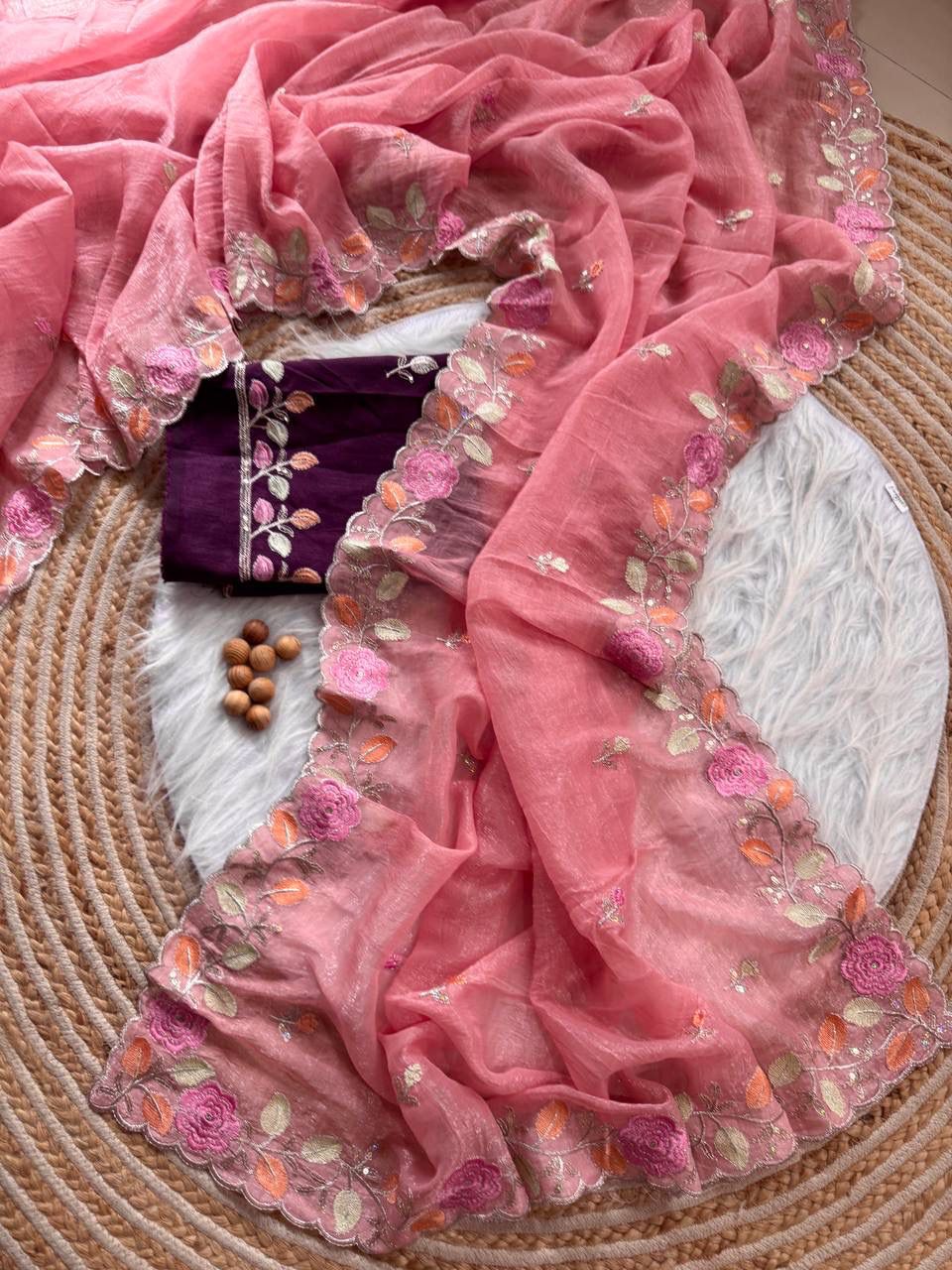 Cruncy Chiffon Sarees