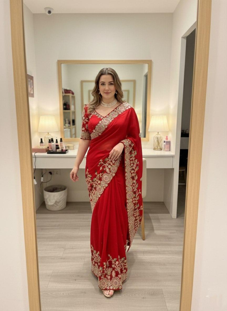 Soft Rangoli Silk Premium Saree