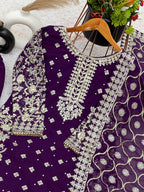 Party Wear Look Top-Plazzo
