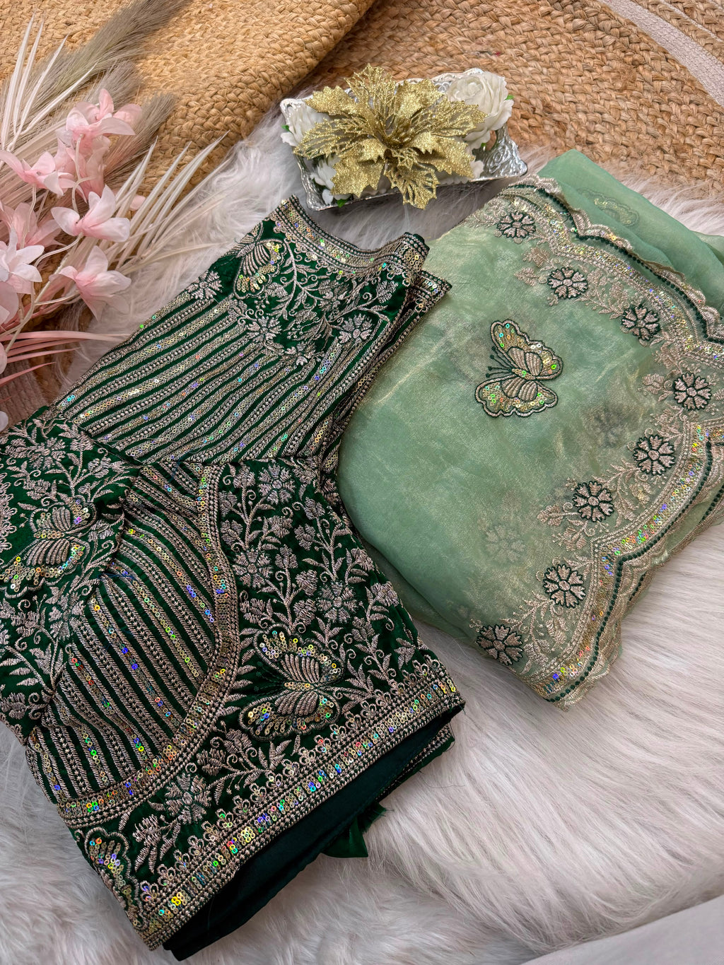 Sabyasachi Inspired Space Silk Premium Saree