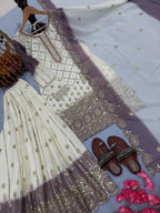 Party Wear  Heavy Dual Tone Peding Star  Top Plazzo & Dupatta Set