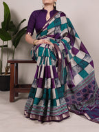 POLYESTER VISCOSE CHANDERI