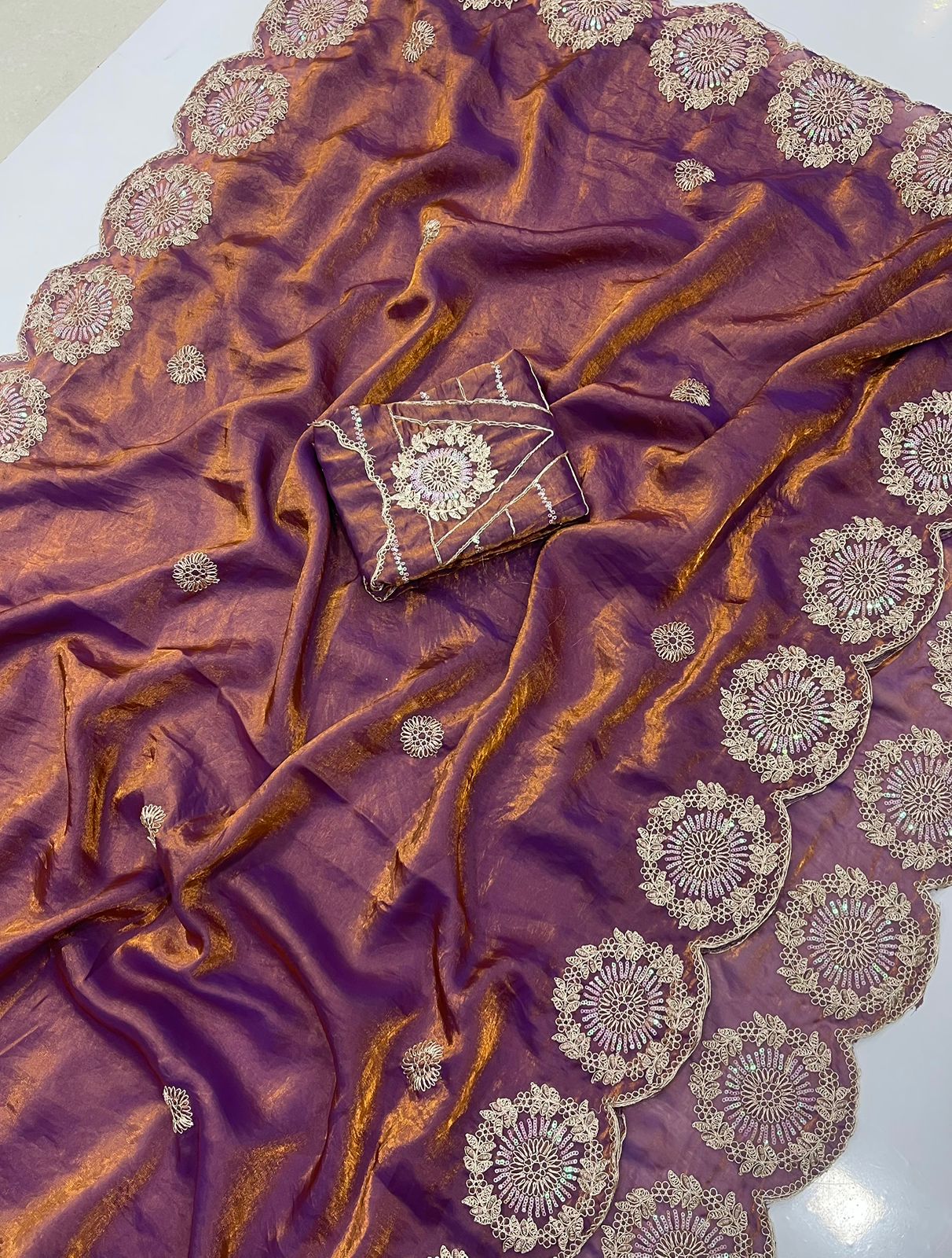 Space Silk Saree