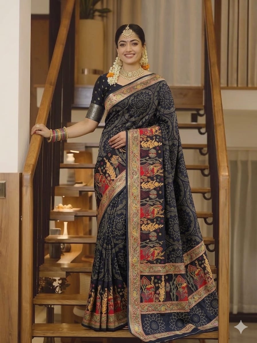 Heavy marshmellow blooming Saree