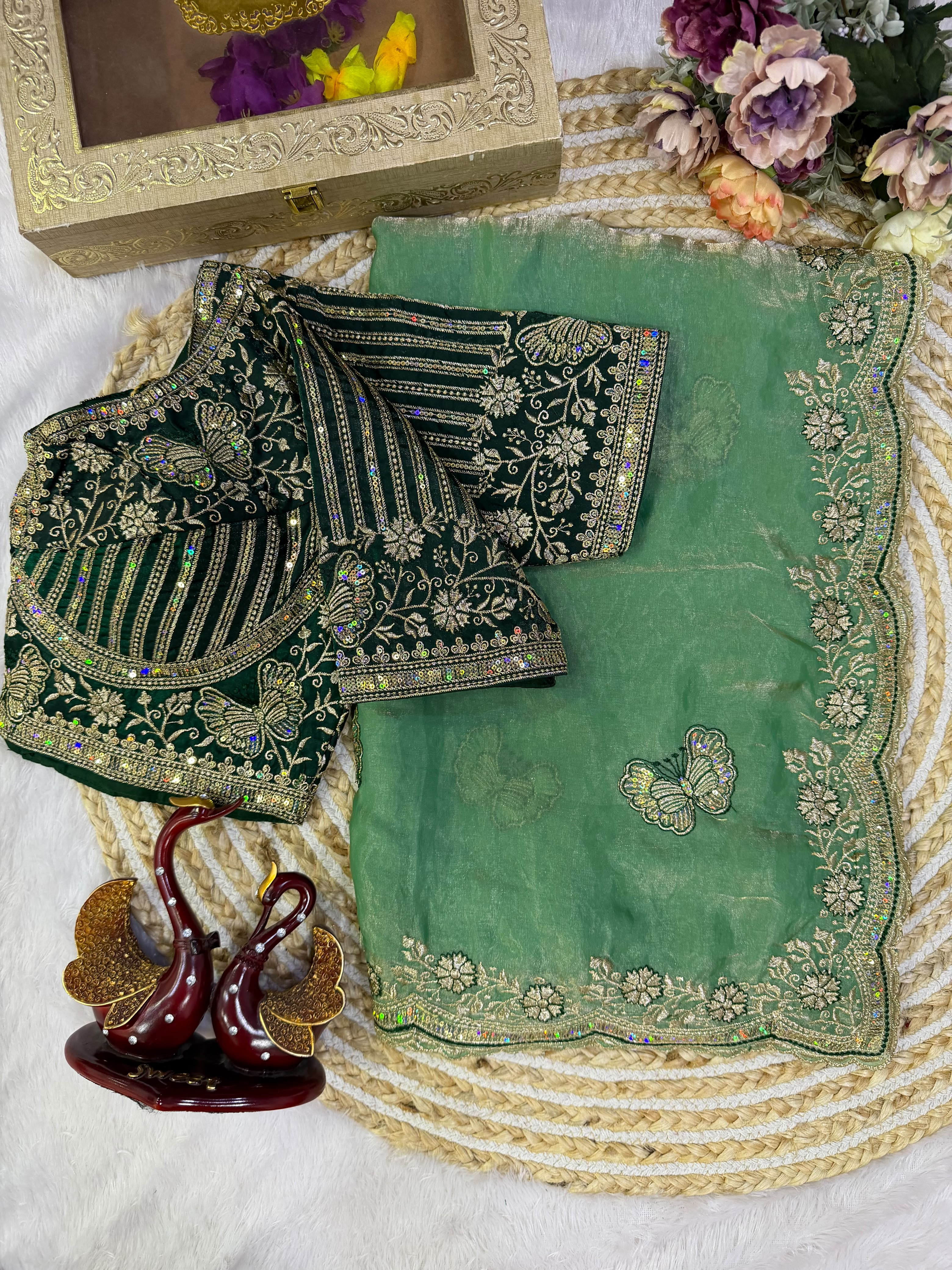 Skft Frendy Satin Saree