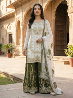 Sequence Top-Bottom And Dupatta Set