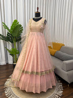 Fox Georgette Wedding Gown