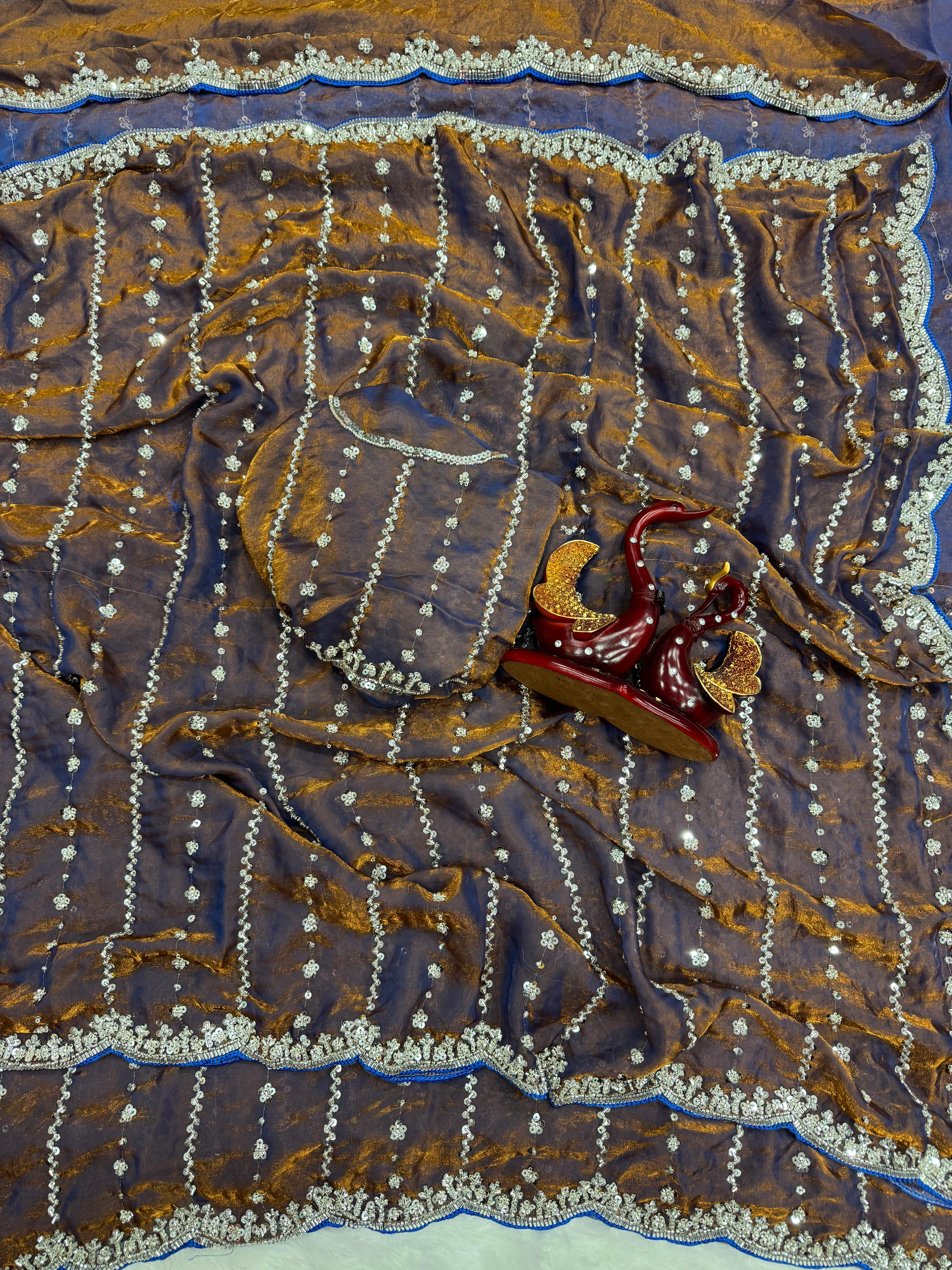 Wedding Perfect Soft Space Silk Saree