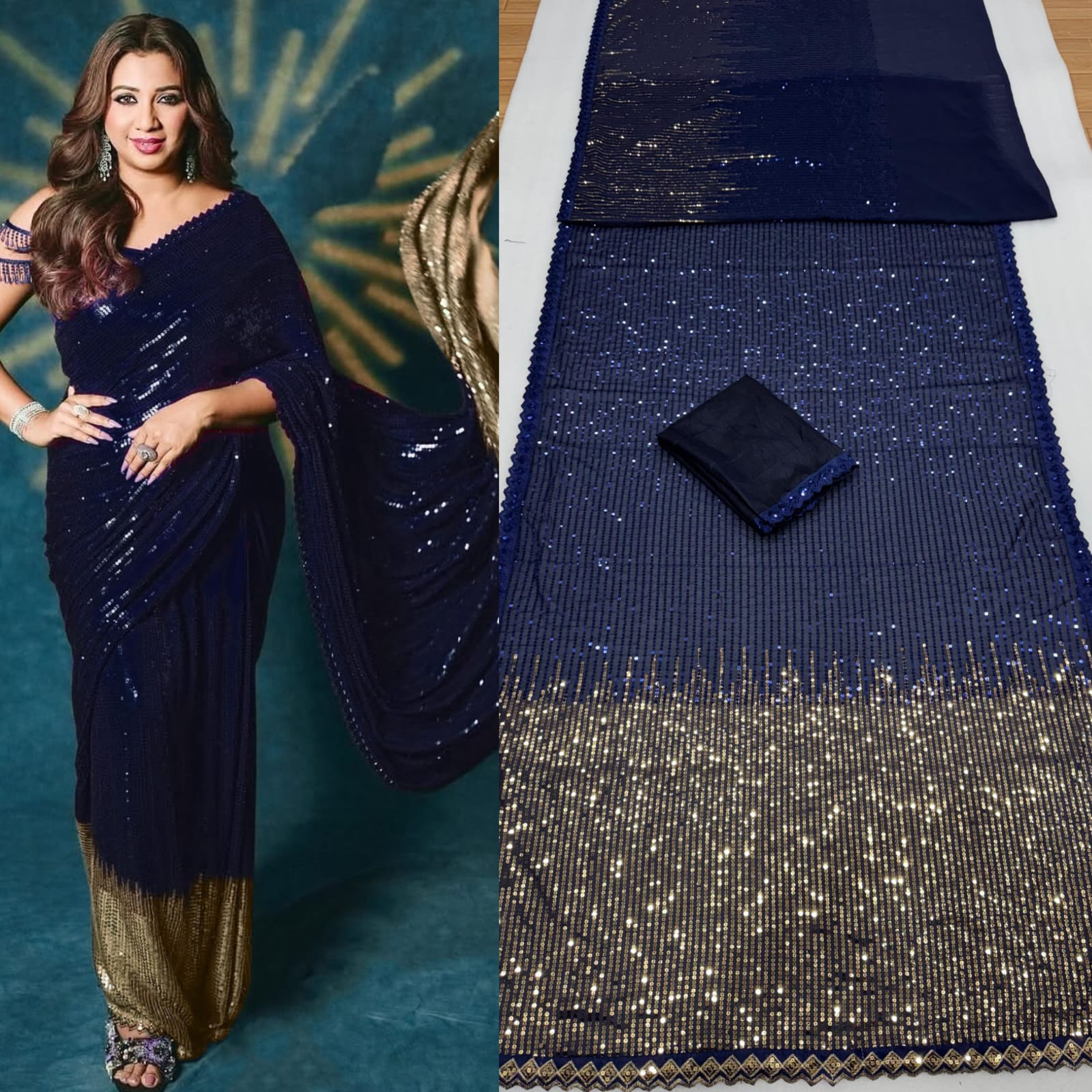 SEQUINS DESIGN SAREE