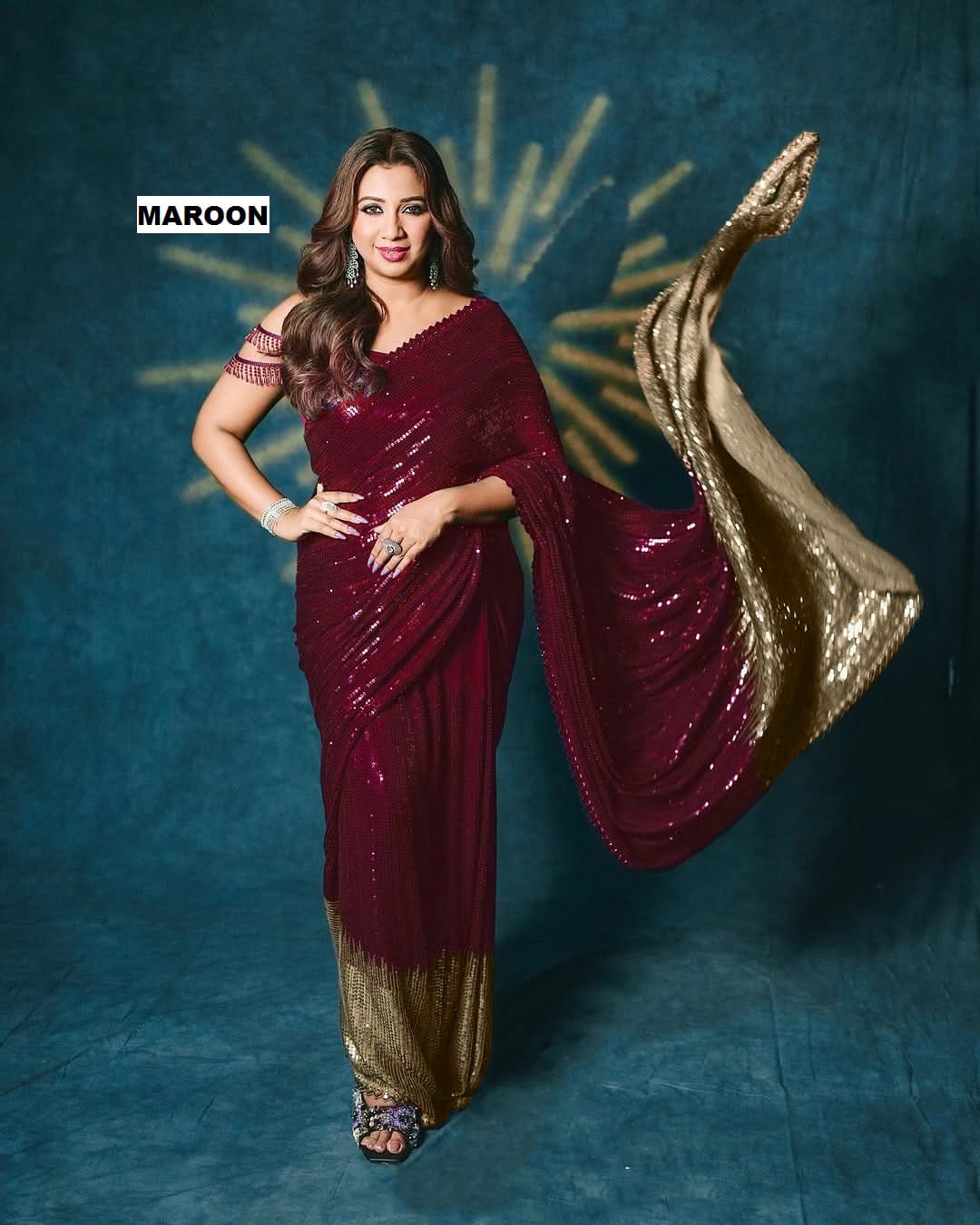 SEQUINS DESIGN SAREE