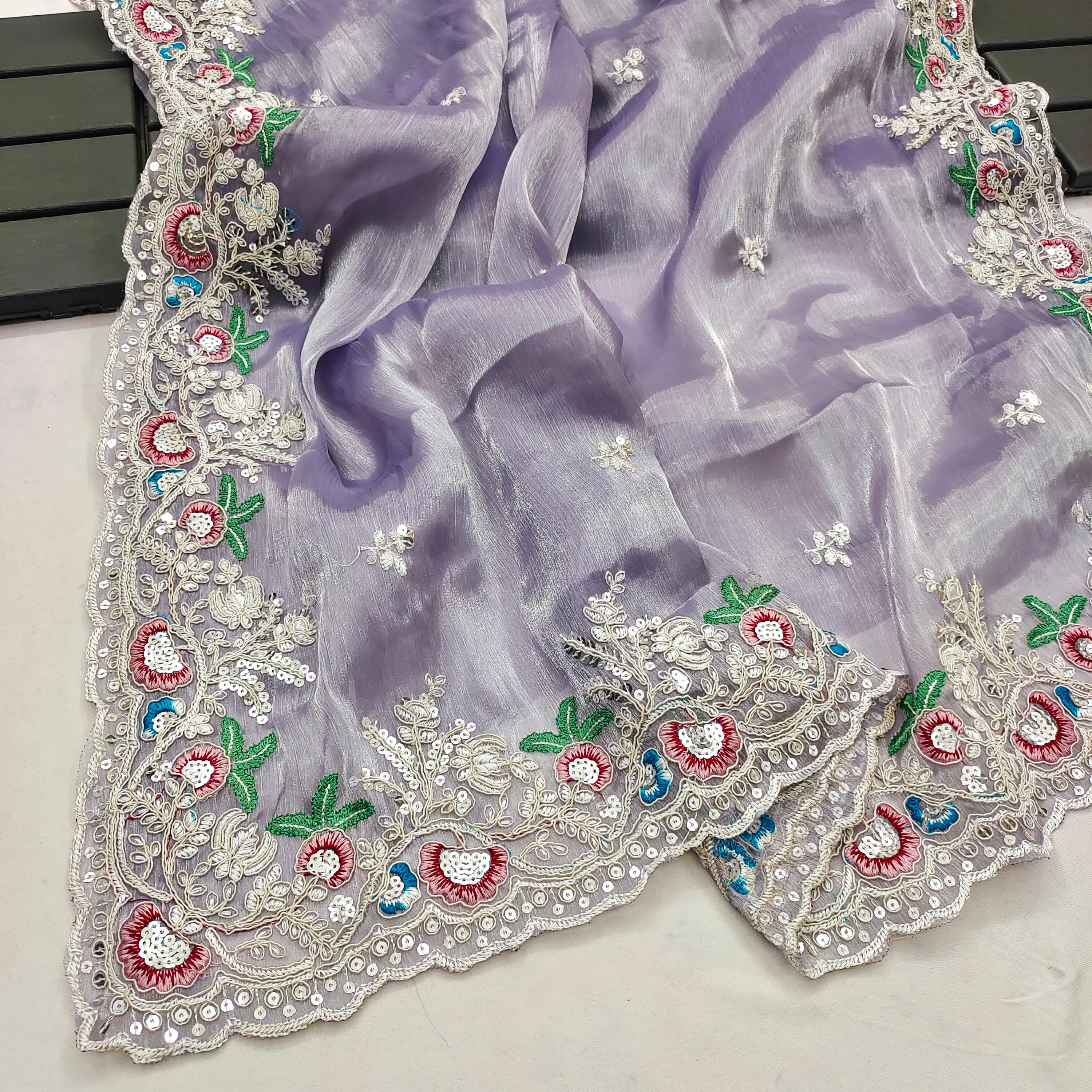 Pure Soft Berberry Jimmy Cho Saree