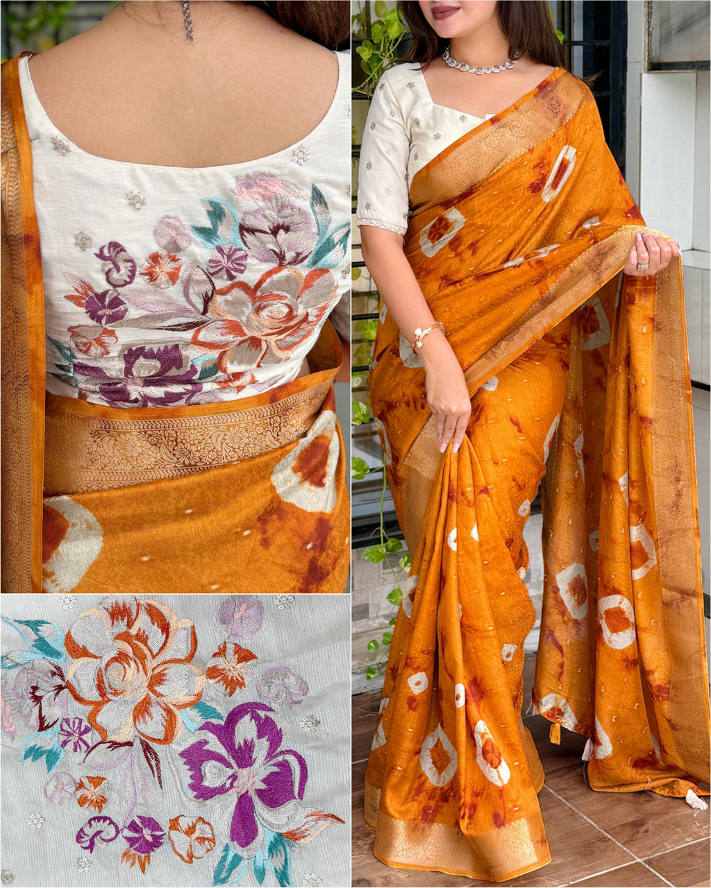 Pure Viscose Cotton Saree