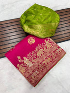 KALAMKARI DOLA SILK SAREE