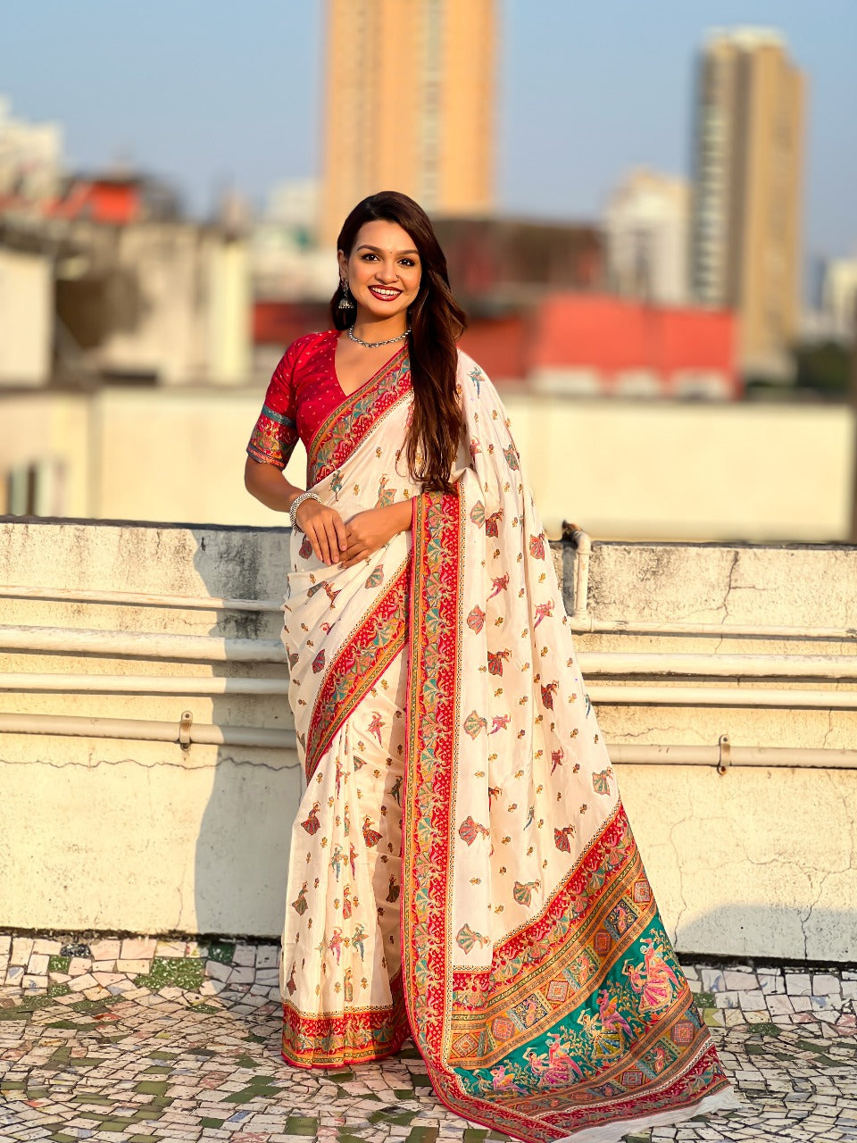 PREMIUM PURE VISCOSE SILK SAREE