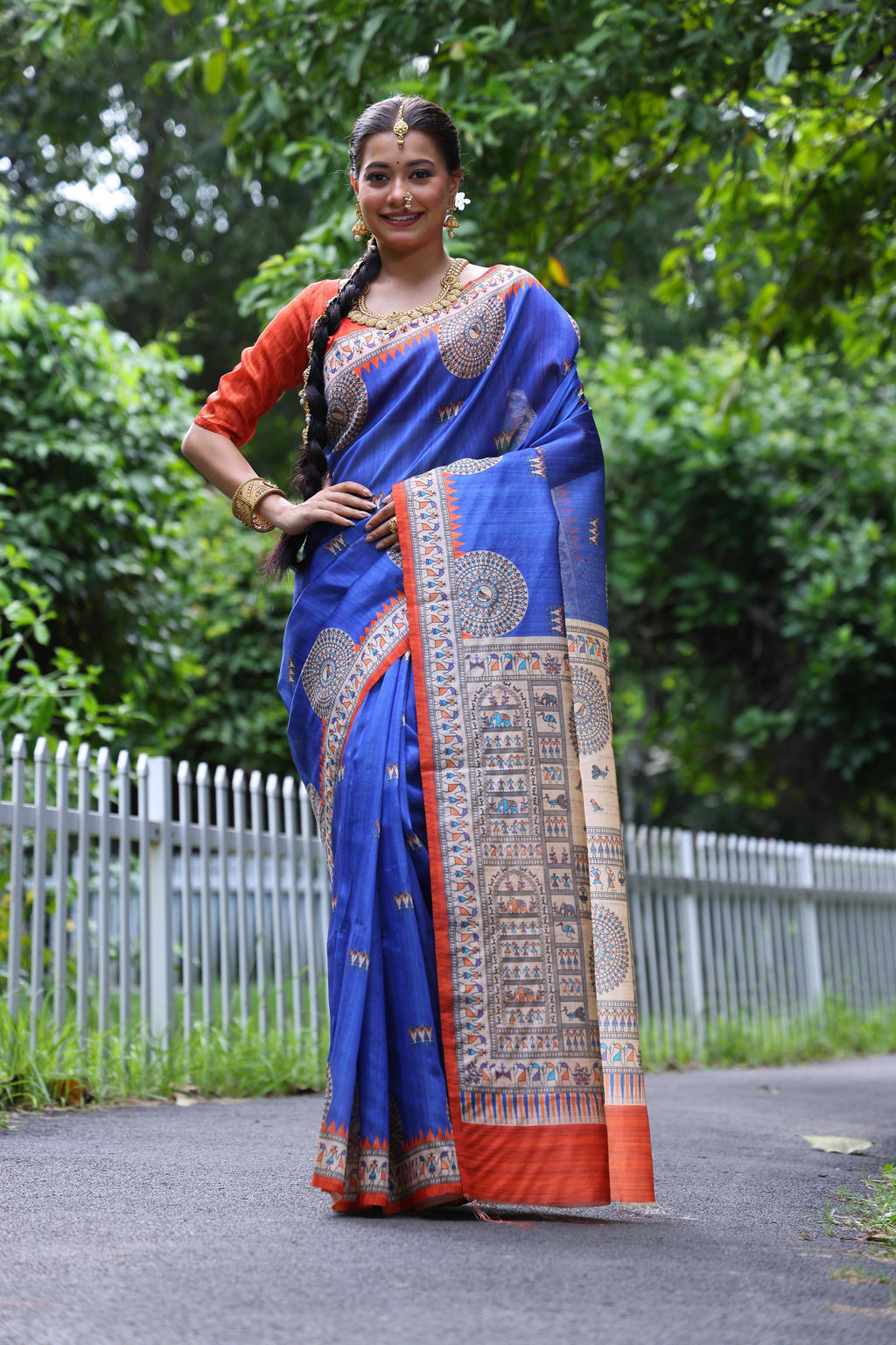 Soft Tusser Silk Saree