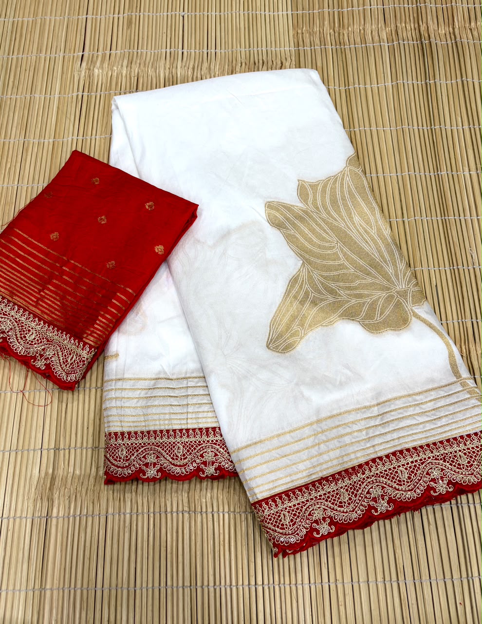 DURGA POOJA SPECIAL PURE KHADHI SAREE