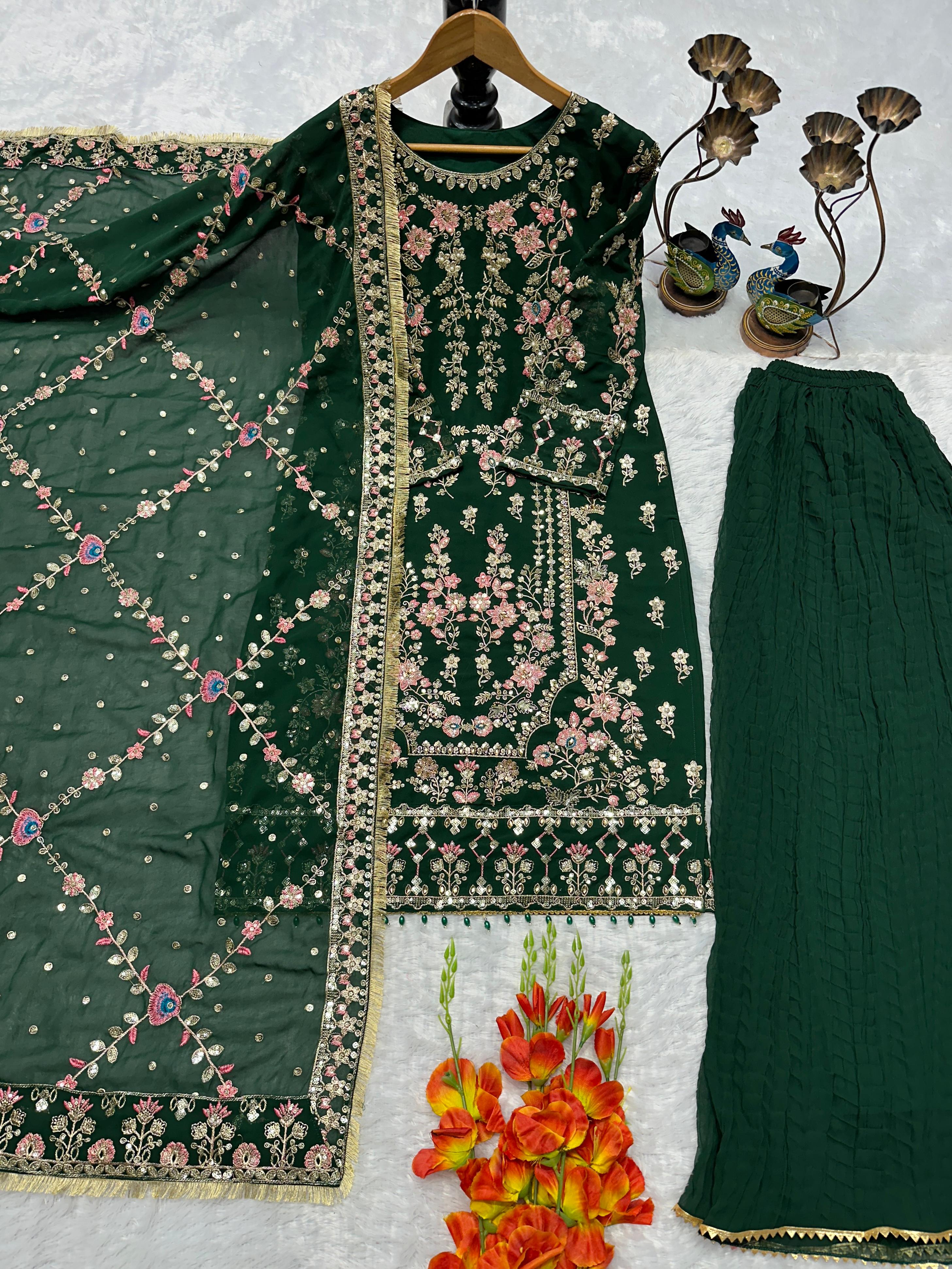 PARTY WEAR TOP AND PANT