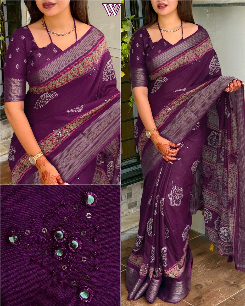 Saree-pure mul cotton