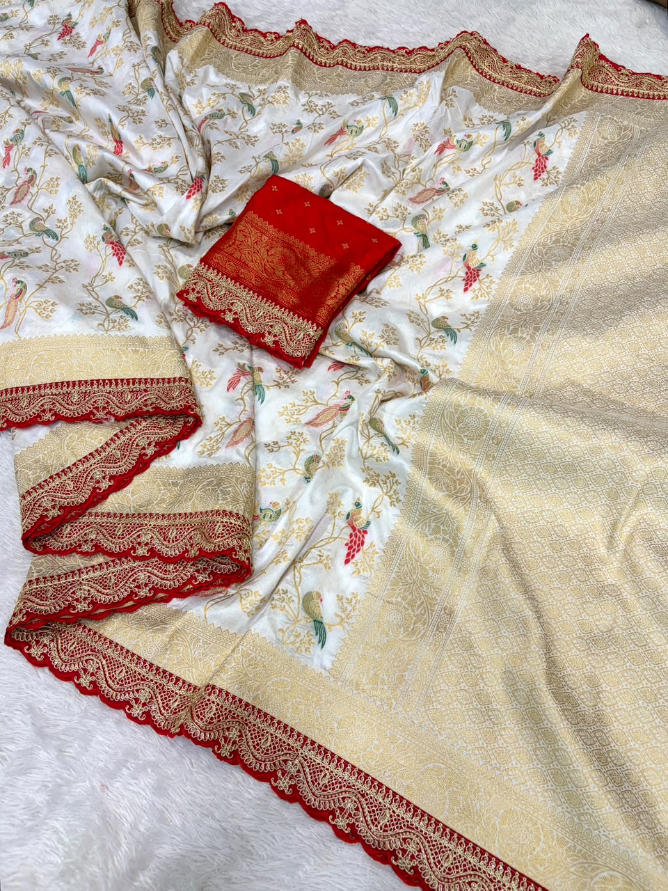 DURGA POOJA SPECIAL PURE KHADHI SAREE