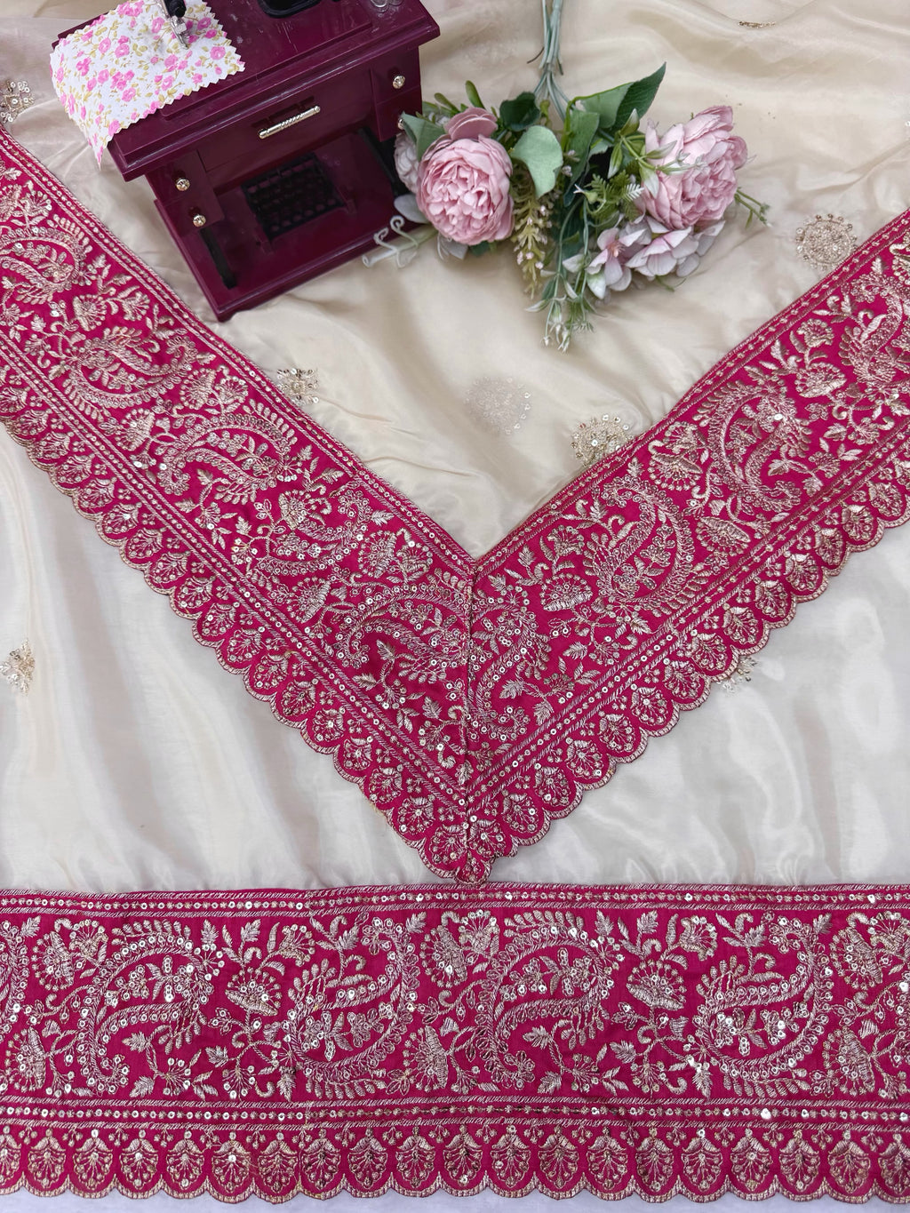 Bollywood Glass Organza Saree