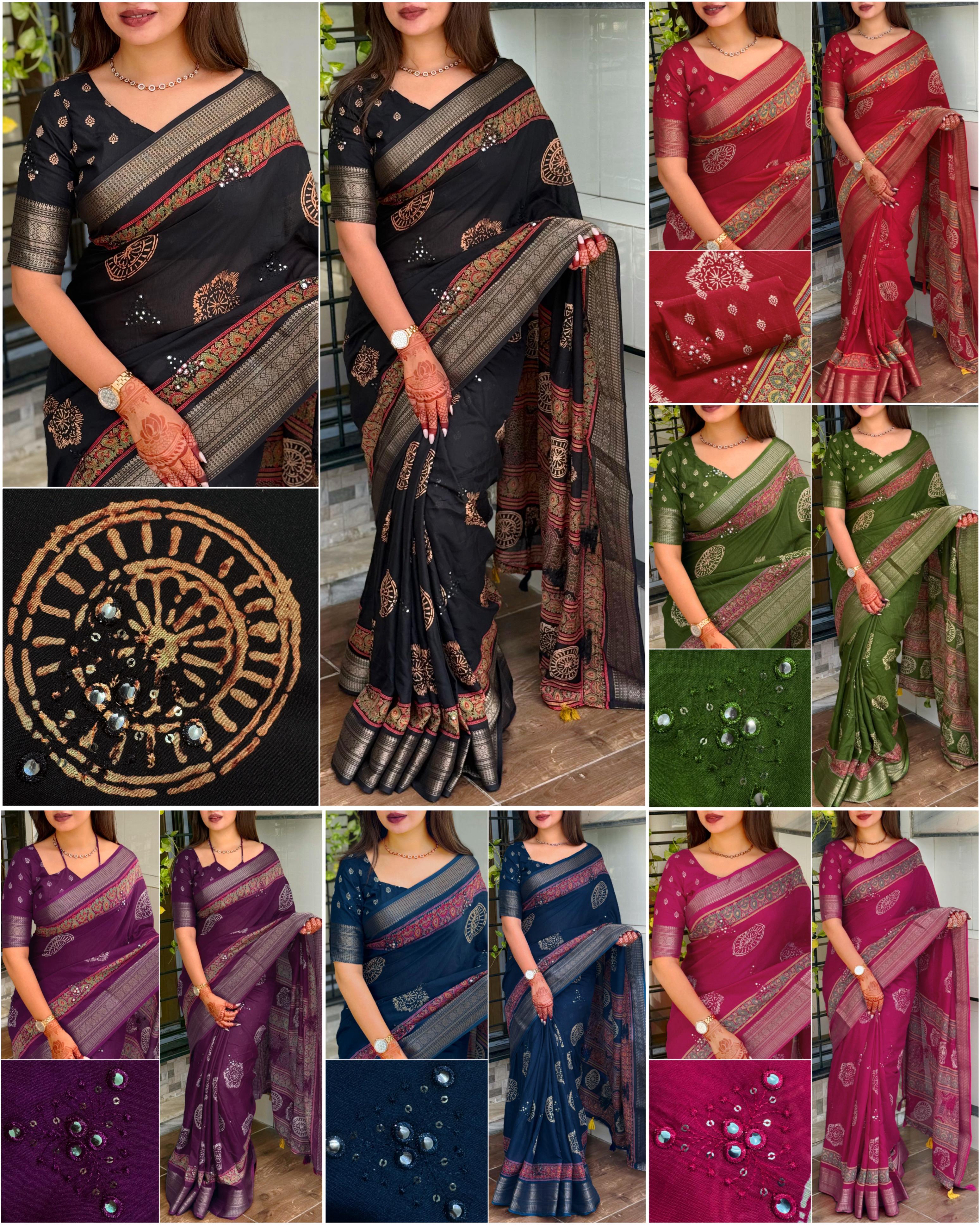 Saree-pure mul cotton