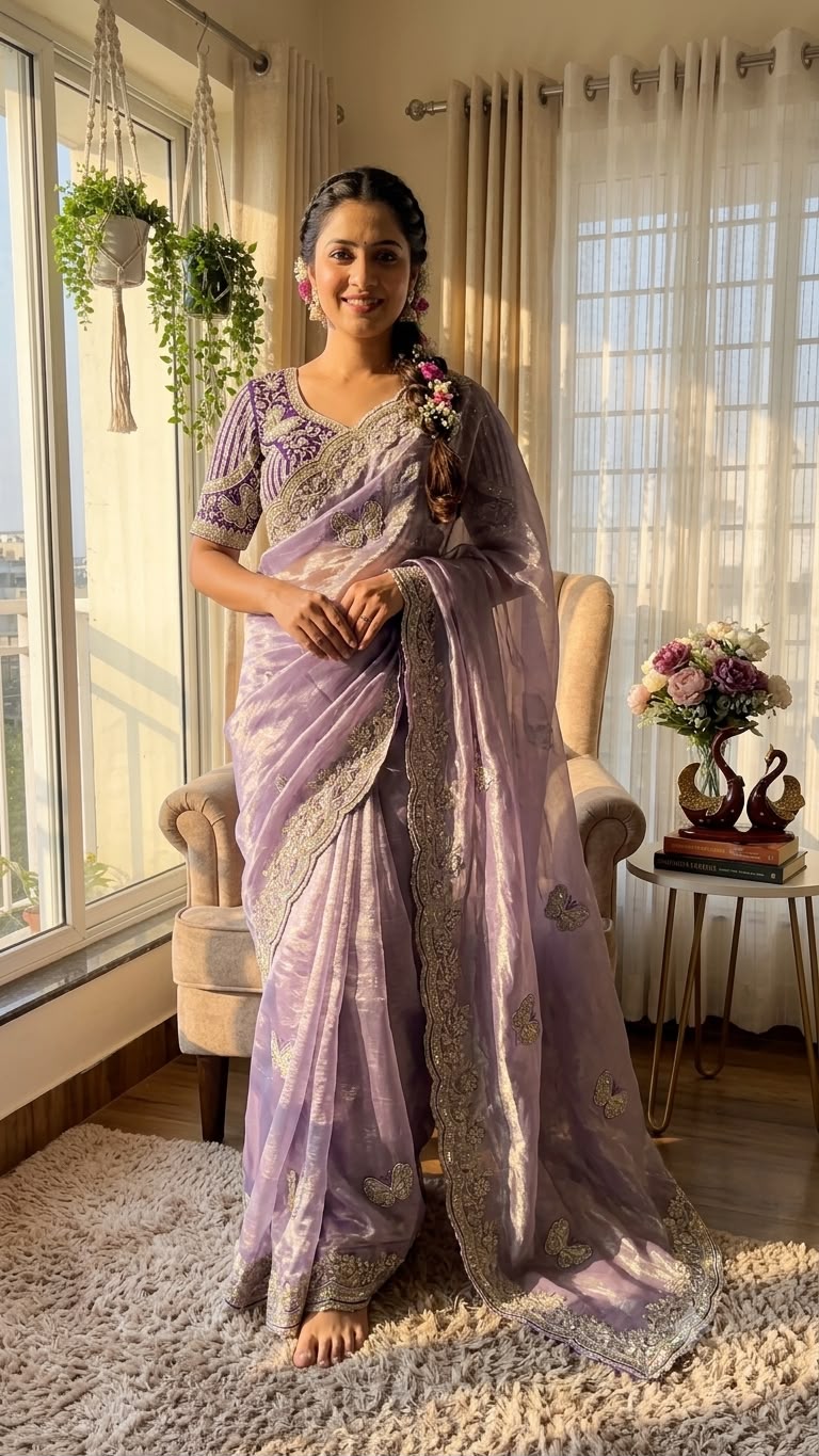 Skft Frendy Satin Saree