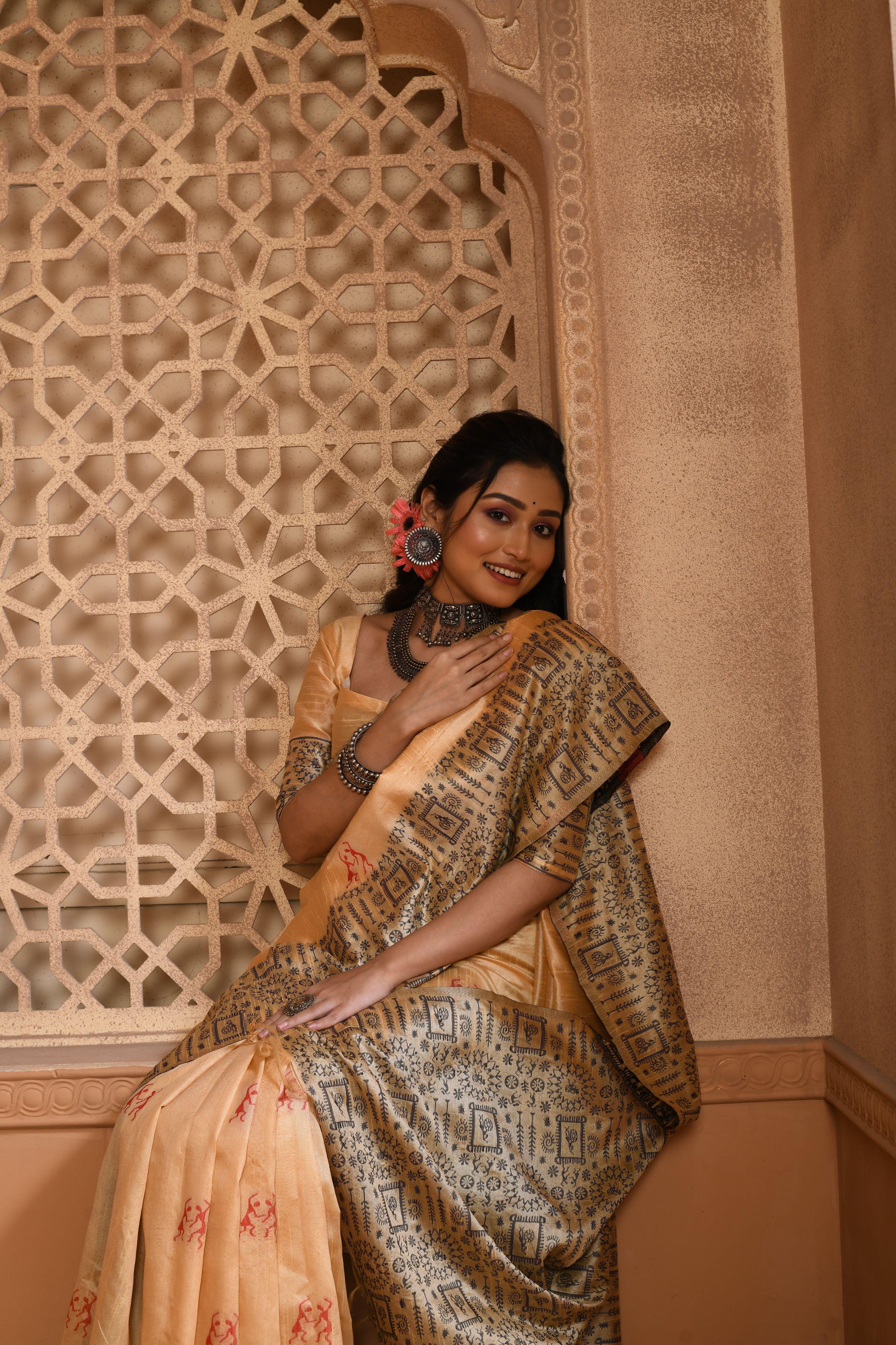 KALAMKARI WEAVING SAREE