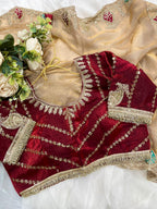 very soft nd elegant fendy sartin fabric saree