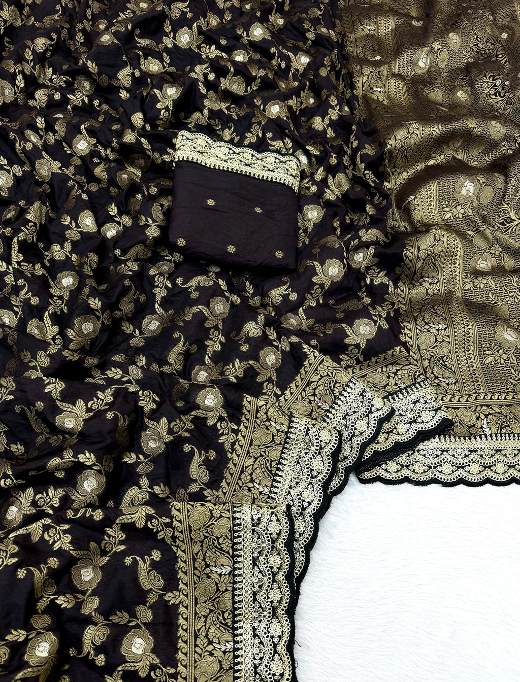 Charming Pure Khadi Saree