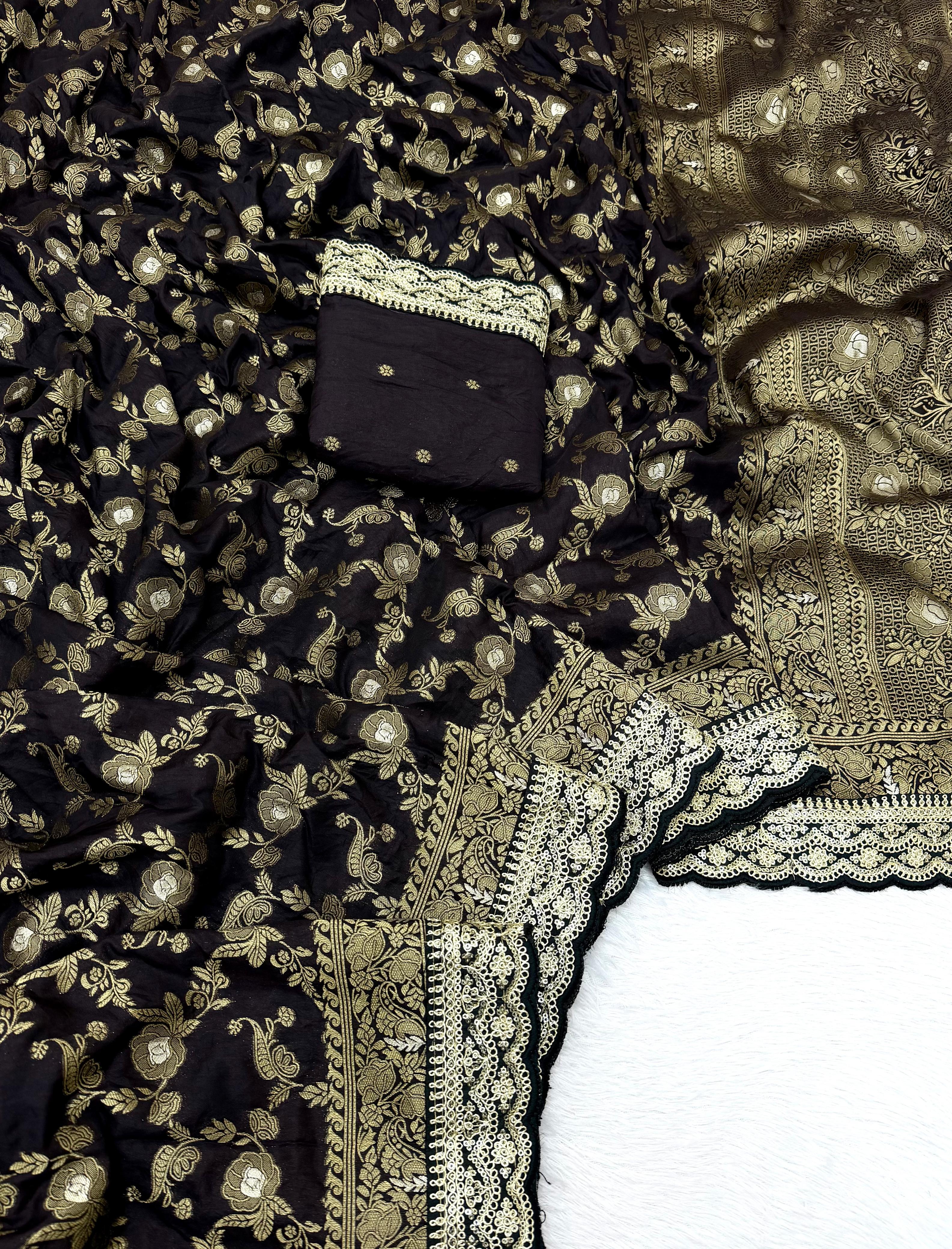 Charming Pure Khadi Saree