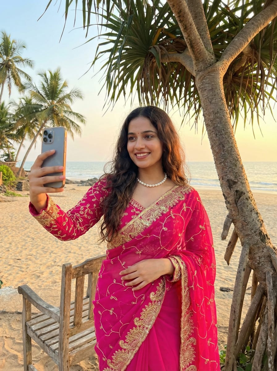 Very Soft nd Elegant Georgette Fabric Saree