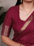 Marsh Mello saree is designed