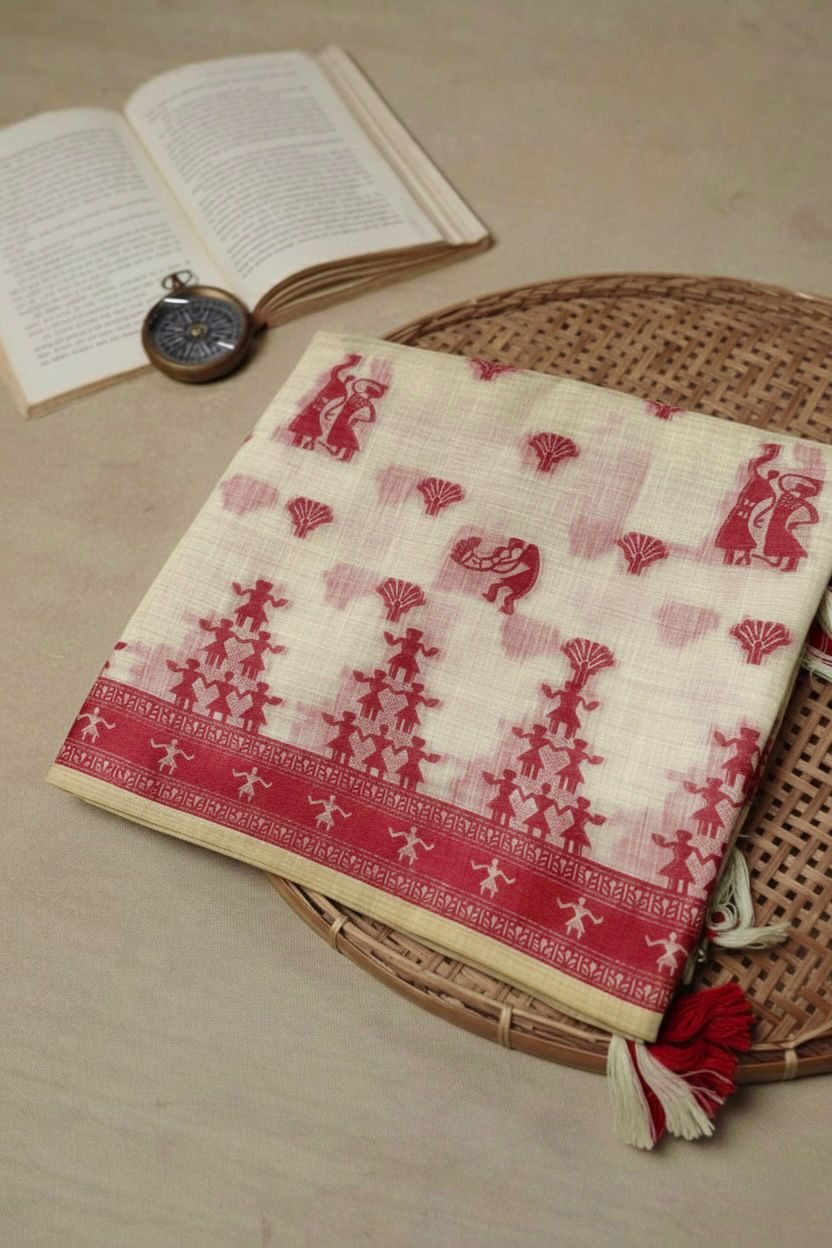 Malavika Khadi Cotton Saree