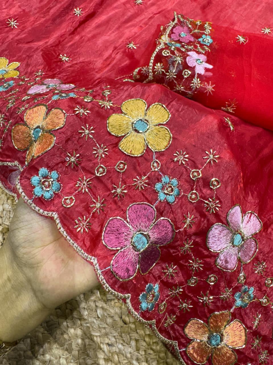 Sufi Silk Crush Saree