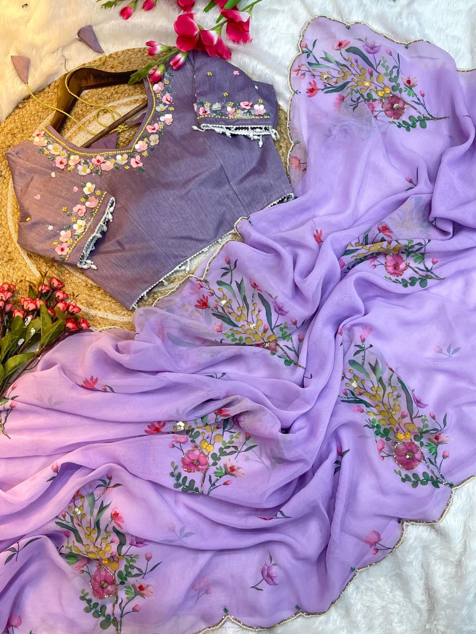 Very Soft Silk Georgette Saree