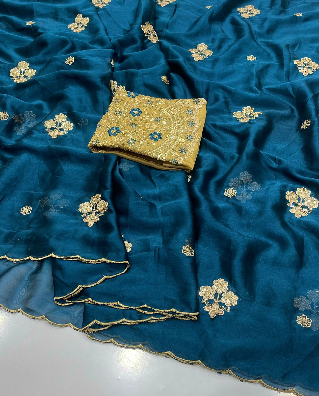 Rangoli Tissue Saree