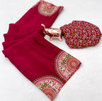 PURE SATIN SILK SAREE