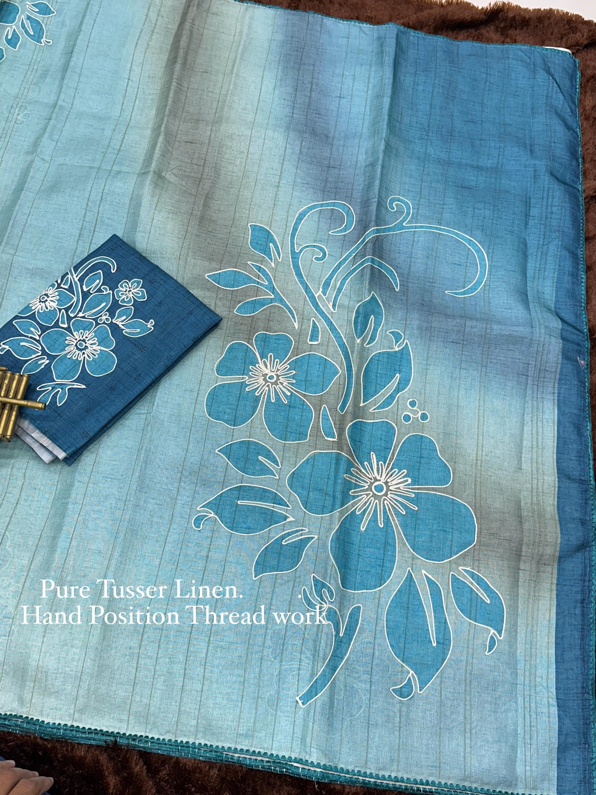 Sandhya Linen Cotton Saree