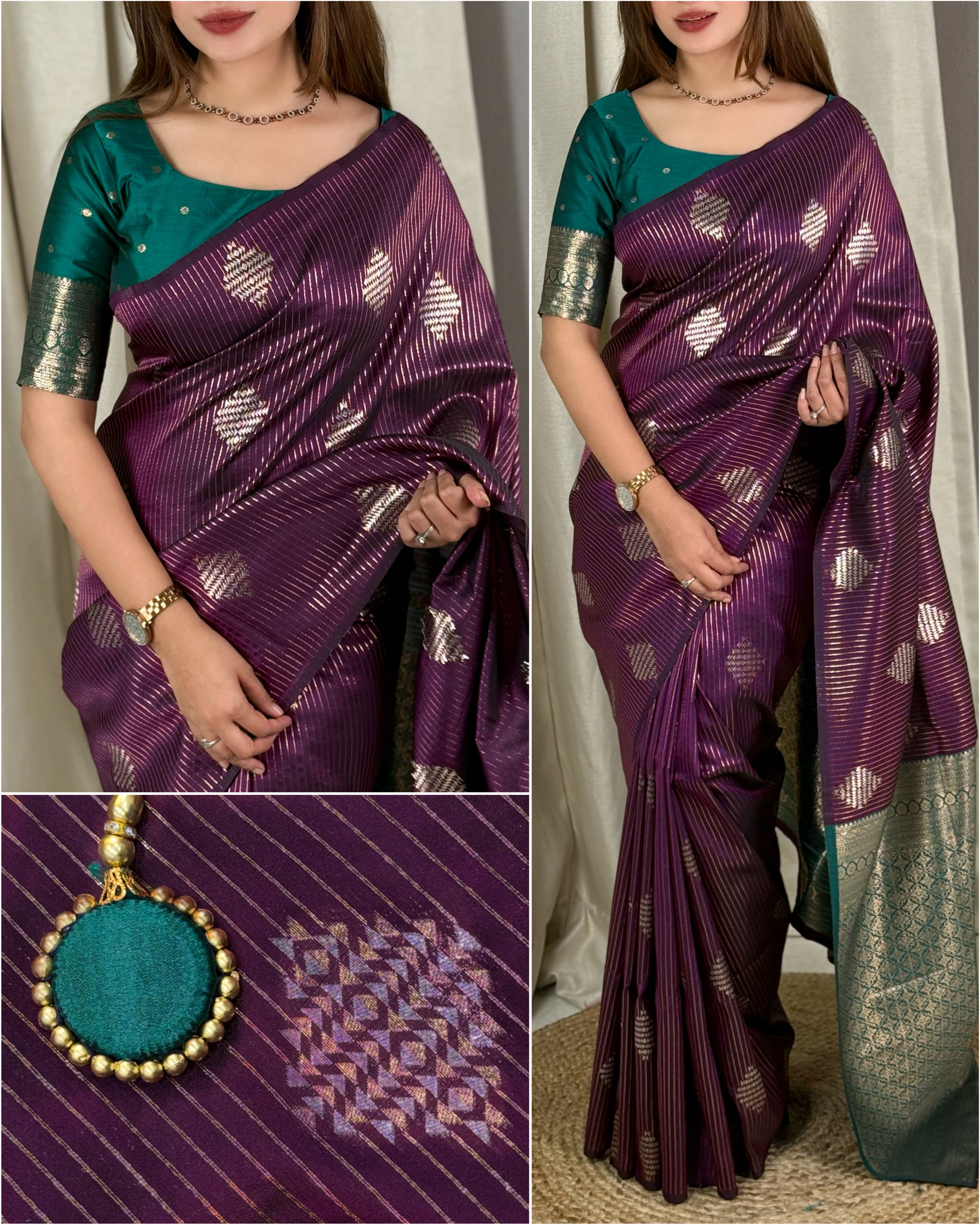Saanvi Banarasi Silk Saree